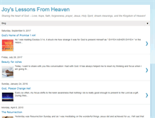 Tablet Screenshot of lessonsfromheaven.com